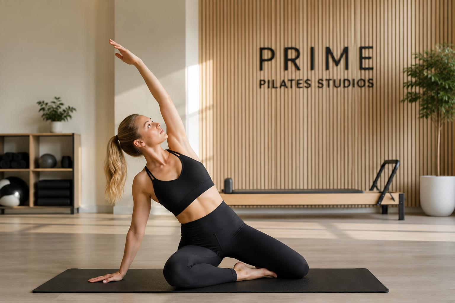 Mat Pilates session